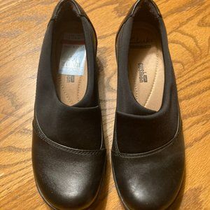 Clark’s Channing Enna black Leather Loafers Size 5